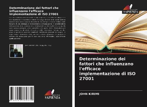 Determinazione dei fattori che influenzano l'efficace implementazione di ISO 27001