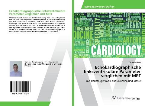 Echokardiographische linksventrikuläre Parameter verglichen mit MRT