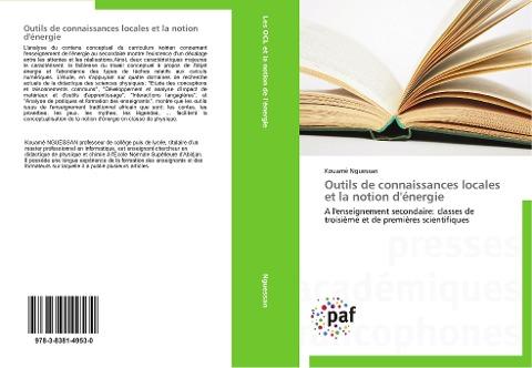 Outils de connaissances locales et la notion d'énergie