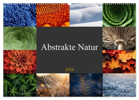 Abstrakte Natur (Wandkalender 2026 DIN A2 quer), CALVENDO Monatskalender