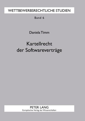 Kartellrecht der Softwareverträge