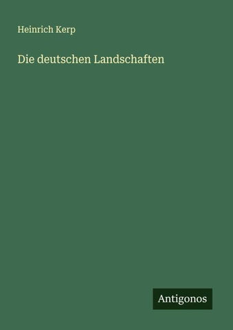 Die deutschen Landschaften