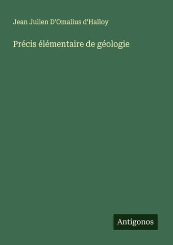 Précis élémentaire de géologie
