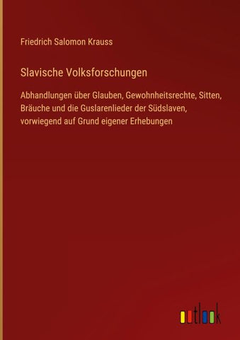 Slavische Volksforschungen