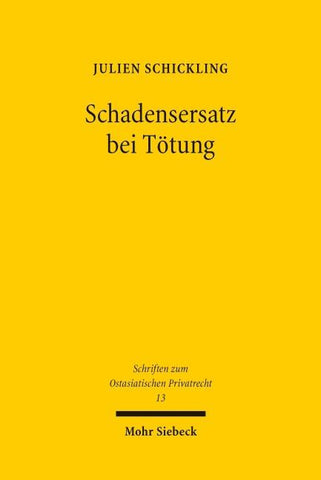 Schadensersatz bei Tötung