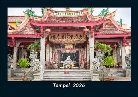Tempel  2026 Fotokalender DIN A5