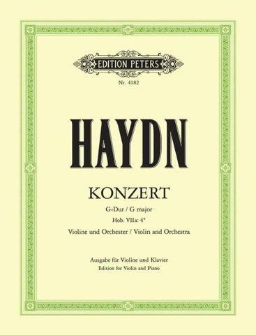 Violin Concerto in G Hob. VIIa:4