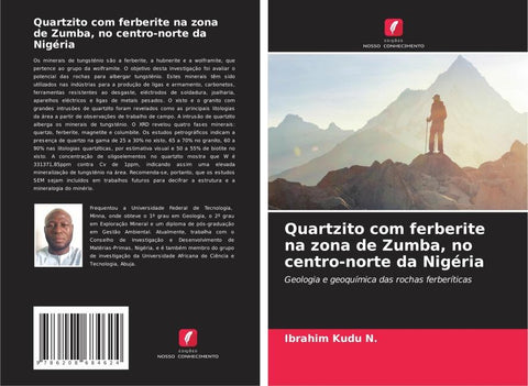 Quartzito com ferberite na zona de Zumba, no centro-norte da Nigéria