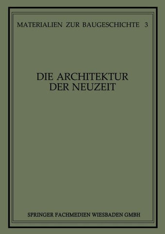 Die Architektur der Neuzeit