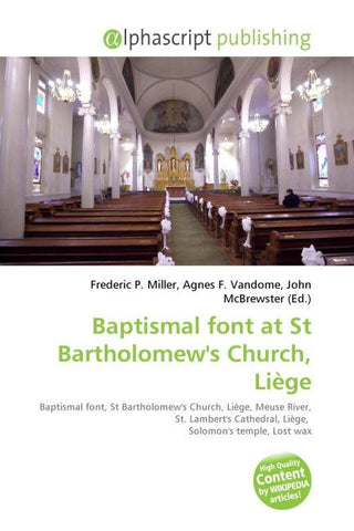 Baptismal font at St Bartholomew's Church, Liège