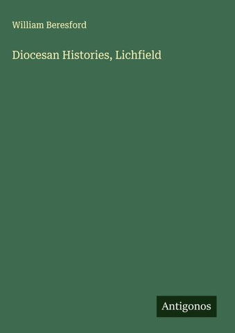 Diocesan Histories, Lichfield