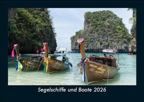 Segelschiffe und Boote 2026 Fotokalender DIN A5