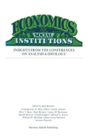 Economics Social Institutions