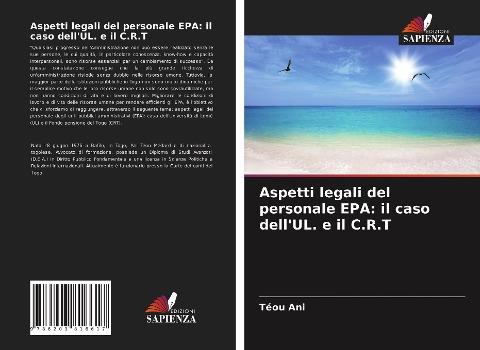 Aspetti legali del personale EPA: il caso dell'UL. e il C.R.T
