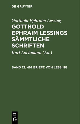414 Briefe von Lessing