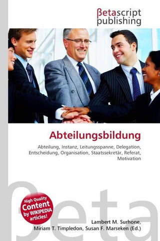 Abteilungsbildung