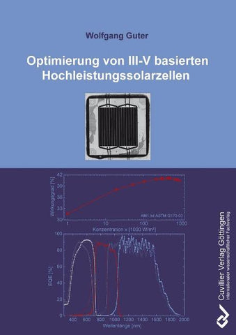 Optimierung von III-V basierten Hochleistungssolarzellen