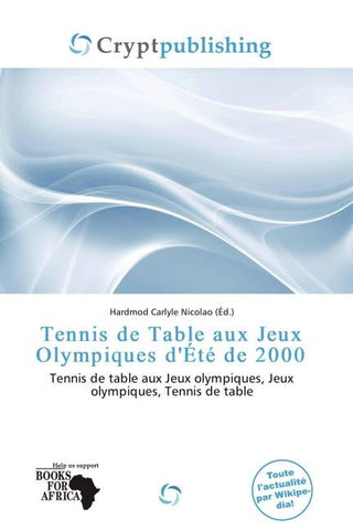 Tennis de Table aux Jeux Olympiques d'Été de 2000