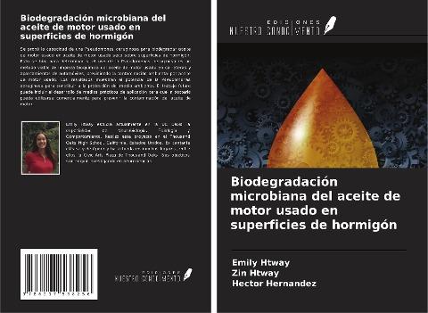 Biodegradación microbiana del aceite de motor usado en superficies de hormigón