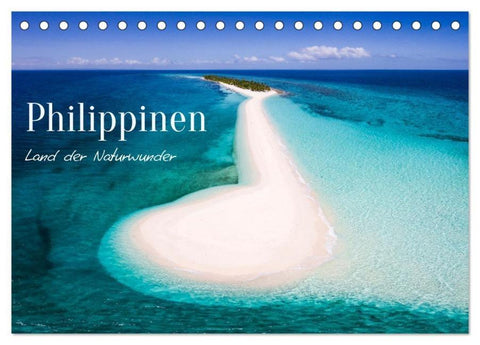 Philippinen - Land der Naturwunder (Tischkalender 2026 DIN A5 quer), CALVENDO Monatskalender