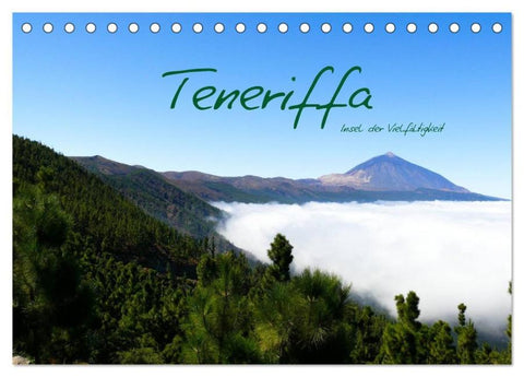 Teneriffa - Insel der Vielfältigkeit (Tischkalender 2026 DIN A5 quer), CALVENDO Monatskalender