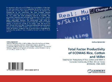 Total Factor Productivity of ECOWAS Rice, Cotton and Millet