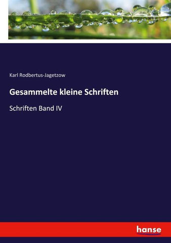 Gesammelte kleine Schriften