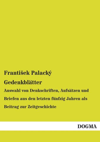 Gedenkblätter