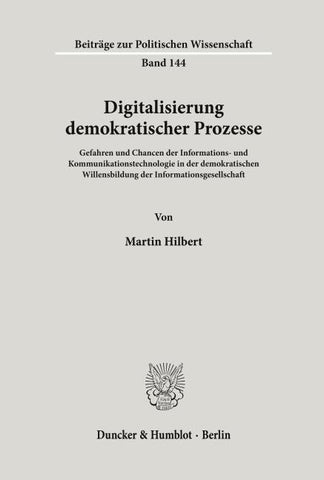 Digitalisierung demokratischer Prozesse.