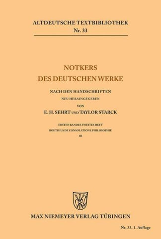 Notkers des Deutschen Werke