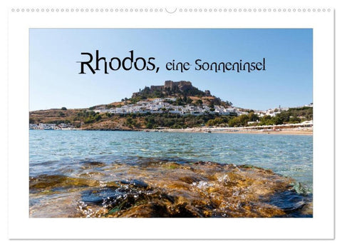Rhodos, eine Sonneninsel (Wandkalender 2026 DIN A2 quer), CALVENDO Monatskalender