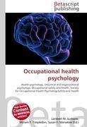 Occupational health psychology