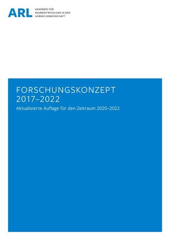 Forschungskonzept 2017–2022 – aktualisierte Auflage für den Zeitraum 2020–2022