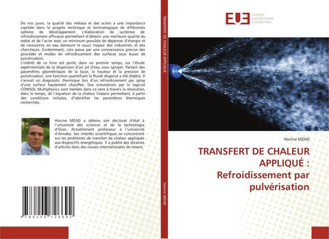 TRANSFERT DE CHALEUR APPLIQUÉ : Refroidissement par pulvérisation