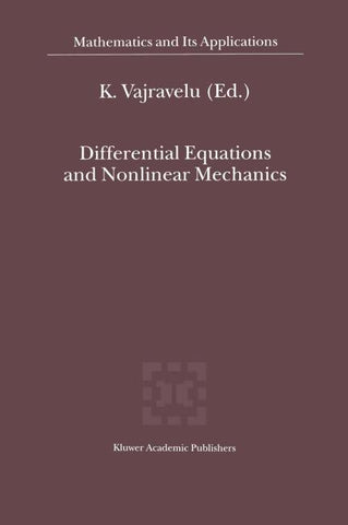 Differential Equations and Nonlinear Mechanics