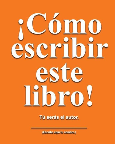 Cómo escribir este libro