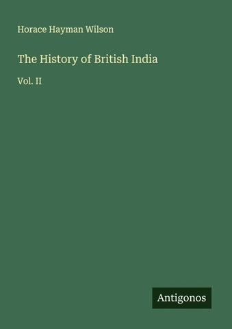 The History of British India