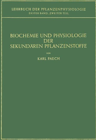 Biochemie und Physiologie der Sekundären Pflanzenstoffe