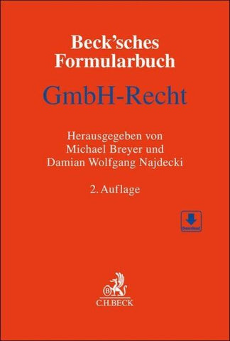 Beck'sches Formularbuch GmbH-Recht