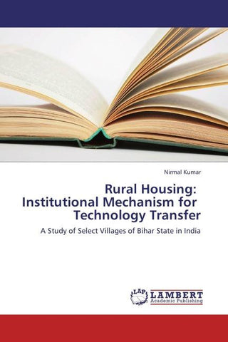 Rural Housing:   Institutional Mechanism for   Technology Transfer