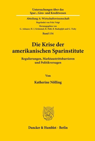 Die Krise der amerikanischen Sparinstitute.