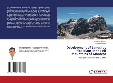 Development of Landslide Risk Maps in the Rif Mountains of Morocco