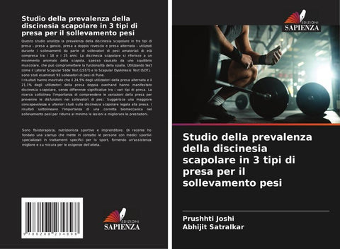 Studio della prevalenza della discinesia scapolare in 3 tipi di presa per il sollevamento pesi