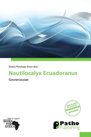 Nautilocalyx Ecuadoranus
