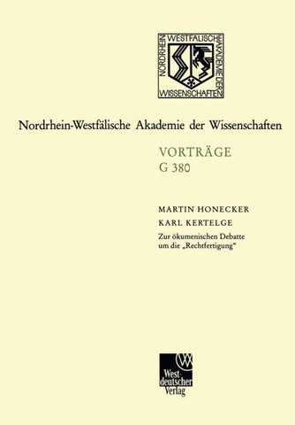 Zur ökumenischen Debatte um die „Rechtfertigung“