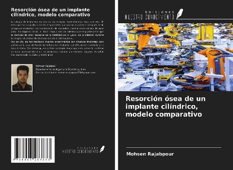 Resorción ósea de un implante cilíndrico, modelo comparativo