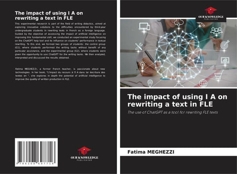 The impact of using I A on rewriting a text in FLE