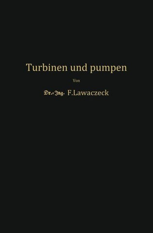 Turbinen und Pumpen