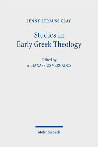 Studies in Early Greek Theology