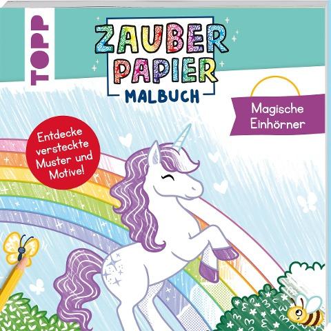 Zauberpapier Malbuch Magische Einhörner